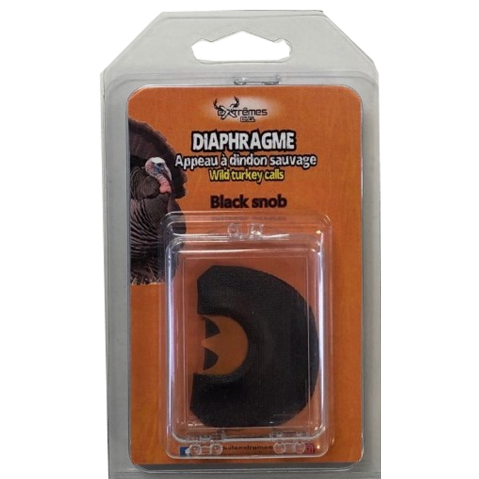 Black Snob - Diaphragme triple - noir et orange