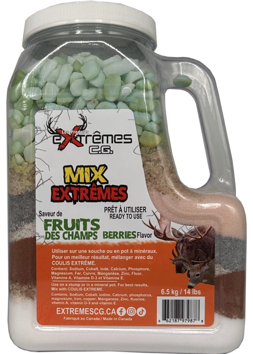 Mix Extrême - 6.5kg - Saline -Chevreuil