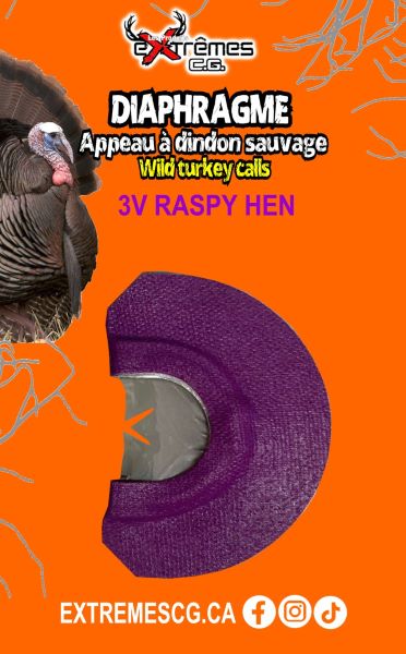 Raspy Hen 3V - Diaphragme triple
