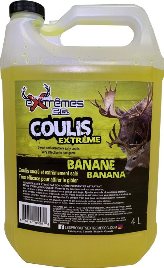 Coulis Extrême banane - Chevreuil & Orignal